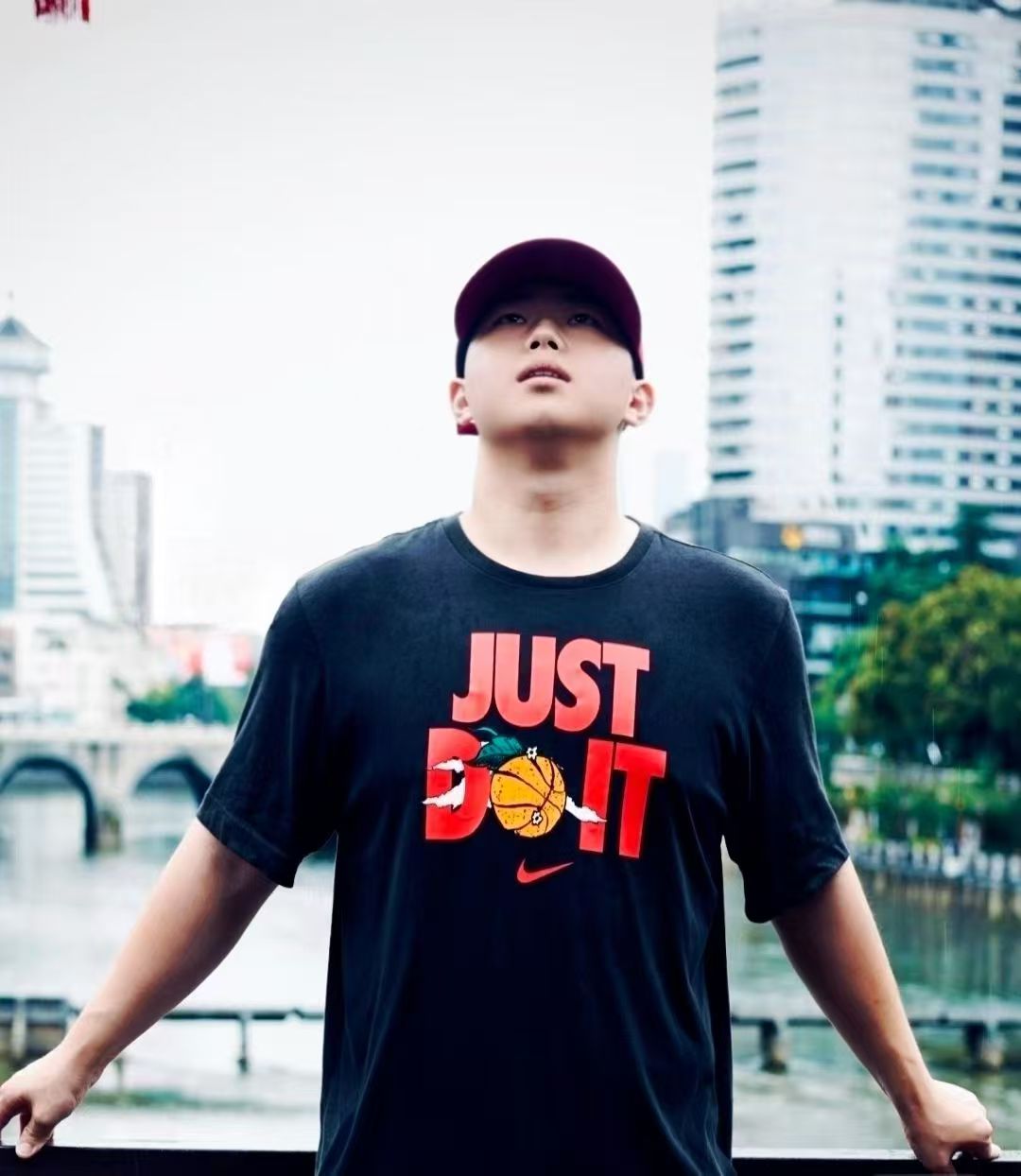 Chubin Zhang outdoors in Singapore